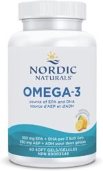 Nordic Naturals Omega-3 Soft Gels - Omega-3 Essential Fatty Acids Aid in Cognition, Heart Health, and Immune Support, Lemon Flavor, 60 Count - Image 2