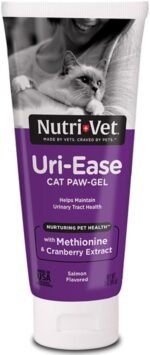 Nutri-Vet Uri-Ease Paw Gel for Cats, Probiotic & Prebiotic Kitten Supplies, Cranberry Supplement, Immune Support Supplement, Cat Urinary Vitamin, Gut Health, Salmon Flavor, 3oz - Image 2