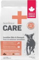 Nutrience Care Sensitive Skin & Stomach Hypoallergenic Adult Dog Food, 10 kg (22 lb), Salmon & Pumpkin, Grain & Gluten Free, Fresh Canadian Protein, Dry Dog Food, Nourriture Pour Chien - Image 2
