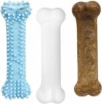 Nylabone Puppy Chew Toy & Treat Puppy Starter Set, Blue Puppy Chew Toys for Boys - Image 2