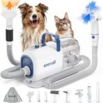 Oneisall 8 in 1 Dog Vacuum & Dryer for Shedding Grooming, Pet Clippers With Metal Blades, Adjustable Speed and Temperature Control Blower - Image 2