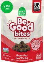 Open Farm, Be Good Bites, Soft Dog Training Treats, Small & Chewy, Made with Ethically & Sustainably Sourced Ingredients, Non-GMO Fruits & Grains, Grass-Fed Beef Recipe, 6oz Pouch - Image 2