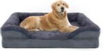 Orthopedic Dog Bed, Dog Bed for Large Dogs, Bolster Pet Bed Couch with Removable Washable Cover, Egg Foam and Nonskid Bottom - Image 2