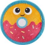 Outward Hound Tough Skinz Durable Squeaky Dog Toy with Two Tough Layers, Donut, Multicolor, Small - Image 2