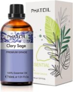 PHATOIL 1.01FL.OZ/30ML Clary Sage Essential Oil, Pure Essential Oils for Diffuser for Home and Office, DIY Candle and Soap Making - Image 2