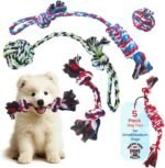 Pacific Pups Products Rope Dog Toys for Small Dogs and Medium Dogs - Benefits Non-Profit Dog Rescue - Dog Rope Toys for Small Dogs and Medium Breeds - Cotton Dog Toys Ropes for Medium Dogs Boredom - Image 2