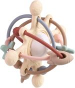 PandaEar Baby Sensory Toys 3 4 5 6 Months, Silicone Montessori Toys, Baby Teething Toy, Infant Rattle Teether Chew Toy Teething Ball Developmental Toy for Babies 3+ Month - Image 2