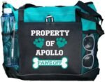 Personalized Tote Bags, Custom Dog Food Storage Tote Bag Pet Travel Tote with Mesh Pockets Customized with Pet Name - Image 2