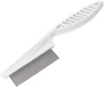 Pet Flea Comb, Tightly Spaced Teeth Hair Flea Comb Brush for Dogs Cats Pets, Grooming Tool to Remove Fleas, Mites, Ticks & Dandruff Flakes - Image 2