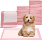 Pet Toilet Training Pads 100Count Disposable Puppy Pee Pads 18" x 13" for Dogs, Cats, Rabbits & Guinea Pigs (Pink) - Image 2