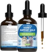 Pet Wellbeing Kidney Support Gold for Cats - Vet-Formulated - Holistic Supplement, Supports Normal Kidney Health, Hydration & Energy, Astragalus & Dong Quai – 4 oz (118 ml) - Image 2