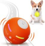 PetDroid Interactive Dog/Cats Ball Toys,Durable Motion Activated Automatic Rolling Ball Toys for Puppy/Small/Medium Dogs,USB Rechargeable (Blue)(Deep Blue) - Image 2