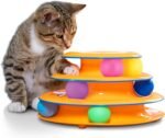 Petstages Tower of Tracks Interactive 3-Tier Cat Toy - Image 2