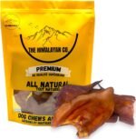 Pig Ears All Natural | Single Ingredient | 20/25/100 Count | Made in Canada | Slow-Roasted | Promote Healthy, Shiny Coats (20 Pack) - Image 2