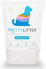 PrettyLitter Health Monitoring Cat Litter (Unscented, Non Clumping) | Lightweight & Low Tracking, Colour Changing Silica Gel Crystals, Advanced Odour Control — 6 Lbs, 1-Pack (Up to 1 Month Supply) - Image 2