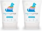 PrettyLitter Health Monitoring Cat Litter (Unscented, Non Clumping) | Lightweight & Low Tracking, Colour Changing Silica Gel Crystals, Advanced Odour Control — 6 Lbs, 2-Pack (Up to 2 Month Supply) - Image 2