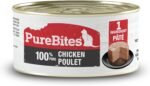 PureBites 100% Pure Chicken Pate Cat Treat|Single 2.5oz can|only 1 Ingredient - Image 2