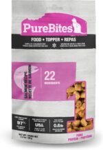 PureBites Cat Food • Topper 2.4oz (69g) | Salmon Recipe | Freeze Dried in USA | Packaged and Prepared in Canada - Image 2