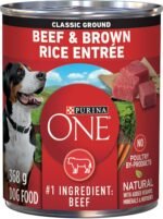 Purina ONE Classic Ground Wet Dog Food, Beef & Brown Rice Entree - 368 g Can (12 Pack) - Image 2