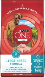 Purina ONE +Plus Large Breed Dry Dog Food with Chicken - 14 kg Bag - Image 2