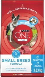 Purina ONE +Plus Small Breed Dry Dog Food with Beef - 3.63 kg Bag - Image 2