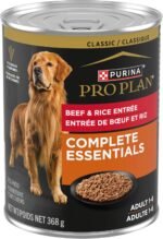 Purina Pro Plan Complete Essentials Wet Dog Food, Classic Beef & Rice Entree - 368 g Can (12 Pack) - Image 2