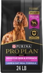 Purina Pro Plan Dry Dog Food, Focus, Adult Sensitive Skin & Stomach Lamb & Oat Meal Formula, 24-Pound Bag, Pack of 1 - Image 2