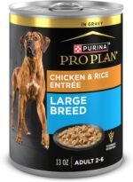 Purina Pro Plan Large Breed Wet Dog Food, Chicken & Rice Entree Chunks in Gravy - 368 g Can (12 Pack) - Image 2