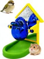 Rat Hamster Enrichment Toys Interactive Foraging Slow Feeder with Cage Fixed Screw, Small Rodent Intelligence Training Supplies, Bird Mental Development Toys for Parakeet Conure (Green) - Image 2