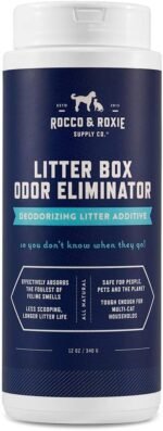 Rocco & Roxie Litter Box Odor Eliminator, Best Natural Urine Deodorizer, Cat Box Deodorizer, Smell Control, Odor Absorber, Safe for Kitty, 12 oz - Image 2