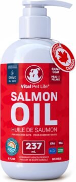 Salmon Oil for Dogs 237 mL - Healthy Skin & Coat, Fish Oil, Omega 3 EPA DHA, Liquid Food Supplement for Pets, All Natural, Supports Joint & Bone Health, Natural Allergy & Inflammation Defense - Image 2