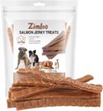 Salmon Sticks Cat & Dog Treats, Real Salmon Tender Strips, High Protein Low Fat Healthy Ingredient Chew Training Snacks - Image 2