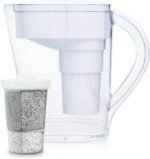 Santevia MINA Alkaline Water Filter Pitcher | Water Filtration System | Chlorine and Lead Filter | Water Purifier Pitcher | Home Water Filtration Pitcher | 9-Cup at Home Water Filter | Made in Canada - Image 2