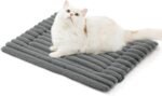 Self Warming Cat Bed, 61x45 CM Heated Cat Bed, Non-Slip Bottom Washable, Extra Warm Pet Mat for Indoor Cats & Small Dogs (Grey) - Image 2