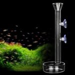 Shrimp Feeding Tube and Dish,Clear Crystal Glass Shrimp Feeder Tube Tray for Fish Tank Aquarium Shrimp (10") - Image 2
