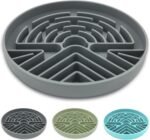 Slow Feeder Dog Bowl for Medium & Small Pets, Anti Choking Puzzle Dog Food Bowl with Non-Slip Base, Interactive Pet Slow Eating, Silicone Feeder for Puppies & Cats - Image 2