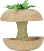 Small Pet Supplies Small Pet Feeding Appliances, Core Hamster Bowl Toy Chewing Toy for Dwarf Hamsters, Golden Rats, Strung with Straw Rope, for Foraging Hamster Chewing - Image 2