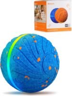 Smart Interactive Dog Balls, Automatic Moving Ball for Medium and Large Dogs, New ETPU Material, Motion Activated Rolling & Rotating Bouncy Toy for Dog Enrichment & Stimulation (Gen2-Blue) - Image 2
