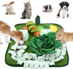 Snuffle Mat, Guinea Pig Foraging Mat Rabbit Foraging Food Mat Sniffing Mat Rabbit Toys Pet Snuffle Pad Feeding Mat for Dogs Rabbits Guinea Pigs Puppy Chinchillas Small Animals (Multicolor 1, OneSize) - Image 2