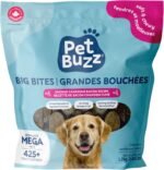 Soft & Chewy Big Bites, Smoked Canadian Bacon Recipe Dog Treats, 1200g Mega Pack, Made in Canada - Image 2