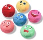 Squeaky Dog Toys, [6 Pack] Soft Stuffed Plush Balls with Squeakers, Interactive Fetch Play for Puppy Small Pets - Image 2