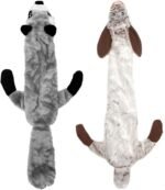 Squeaky Dog Toys No-Stuffing : 4-Pack Soft Plush Puppy Toys for Boredom - Durable for Small Medium Large Breed Playing/Chewing Indoor - Image 2