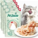 Steamed Chicken Breast Pet Snacks - Natural, High Protein,Suitable for Dogs and Cats, 160g/5.64oz，4Pcs/1Pack - Image 2
