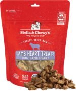 Stella & Chewy's Freeze-Dried Raw Single Ingredient Lamb Heart Treats, 85g Bag - Image 2