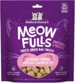 Stella & Chewy's Meowfulls Freeze Dried Cat Treats Whitefish & Salmon Recipe, 42.5g Bag - Image 2
