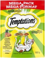 TEMPTATIONS Mix-Ups Cat Treats, Chicken, Cheddar, Catnip, 180g Pouch (10 Pack) - Image 2