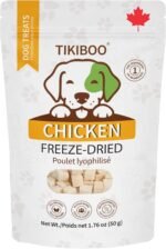 TIKIBOO 100% Single Ingredient Freeze Dried Chicken Dog & Cat Treats - All Natural Healthy Training Treats & High Protein Food Topper for Pets, 50g - Image 2