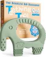 Teething Toy for Babies Age 0 to 6 Months - Baby Elefun 5x Pain Relief Smart Teether - Zero Developmental Delay Silicone Baby Teething Toy Ring - Cute Infant Shower Gift Chew Toys for Babies - Image 2