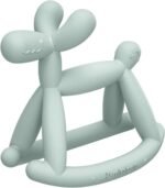 Teething Toys for Babies, Jellydog Never Drop Food Grade Silicone Rocking Teether, Prevent Choking & Odorless Baby Teether, Less Dust and Hair Adhesion, Baby Gifts - Image 2