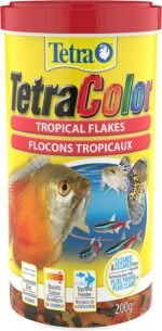 Tetra TetraColor Select Tropical Flakes 7 Ounces, Nutritionally Balanced, Premium Color-Enhancing Staple Food for All Tropical Fish, with Carotenoids to Boost Colour - Image 2